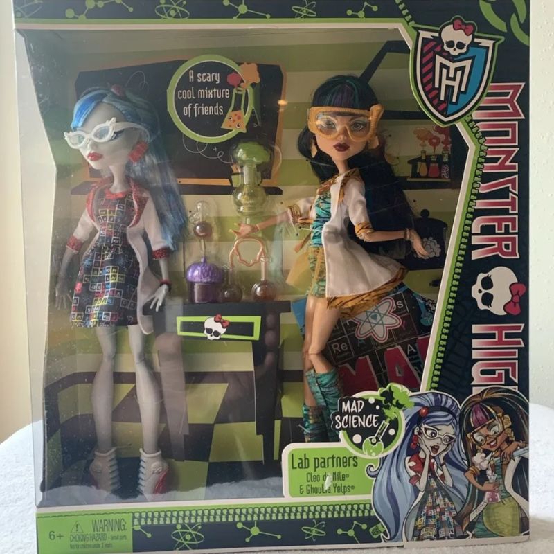 Jual Monster High Classroom Partners Mad Science Cleo De Nile And