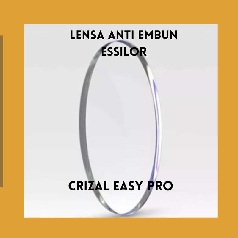 Jual LENSA ANTI EMBUN ESSILOR CRIZAL EASY PRO Shopee Indonesia