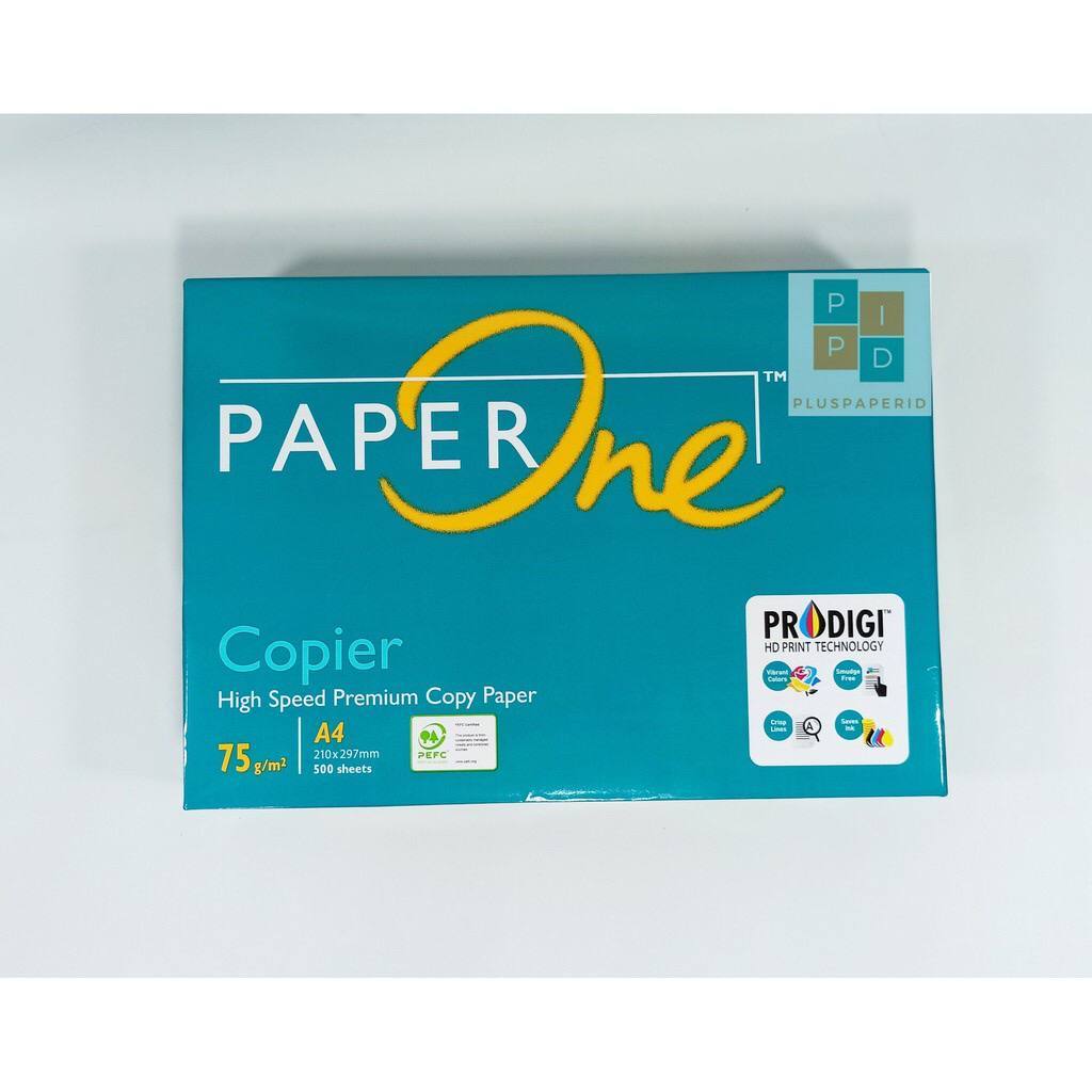 Jual PaperOne Kertas A4 75gr Copier 1 Rim 500 Lembar Kertas HVS A4