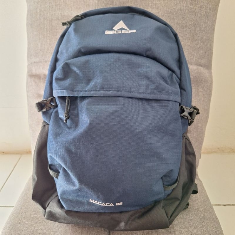 Jual Eiger Macaca Bacpack 22 Navy Baru Shopee Indonesia