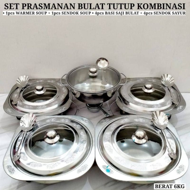 Jual Prasmanan Set Bulat Tutup Kombinasi Shopee Indonesia