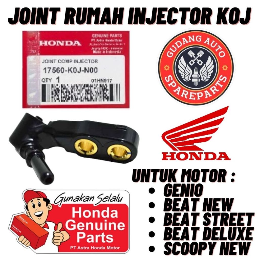 Jual Original AHM Rumah Injektor Joint Comp Injector Honda Genio Beat