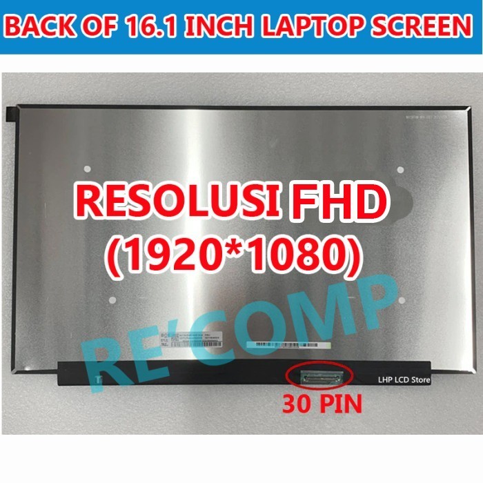 Jual LAYAR LED LCD ACER SWIFT 3 SF316 51 SFX16 51G SERIES 16 1 INCH