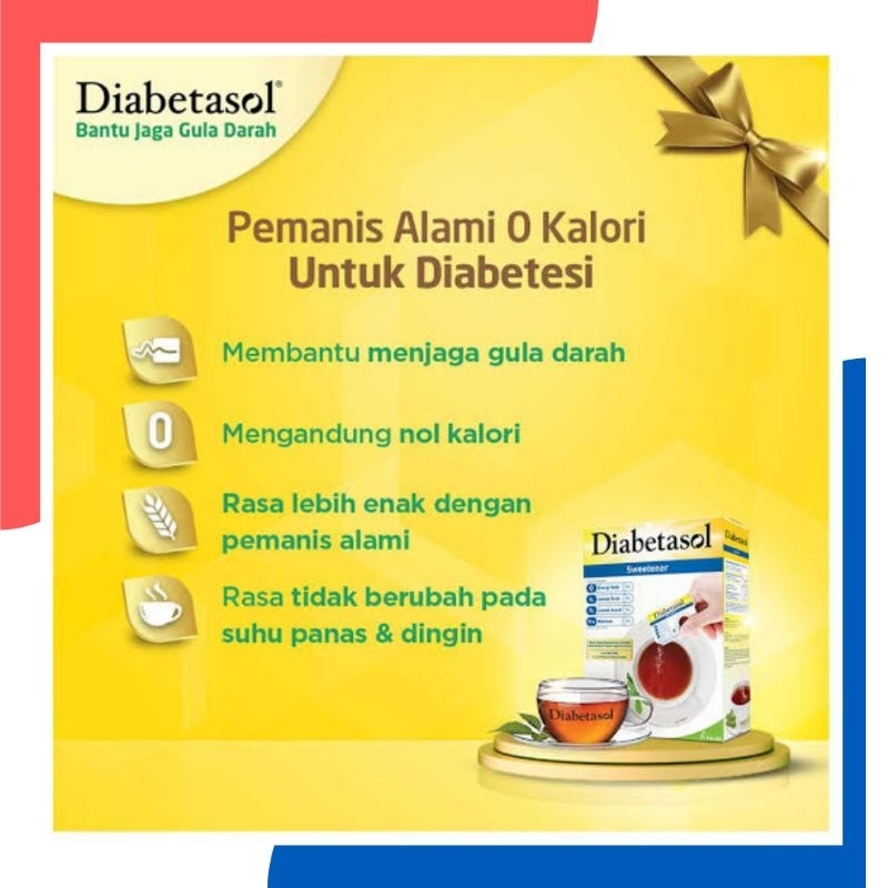 Jual Diabetasol Sweetener Pengganti Gula Shopee Indonesia