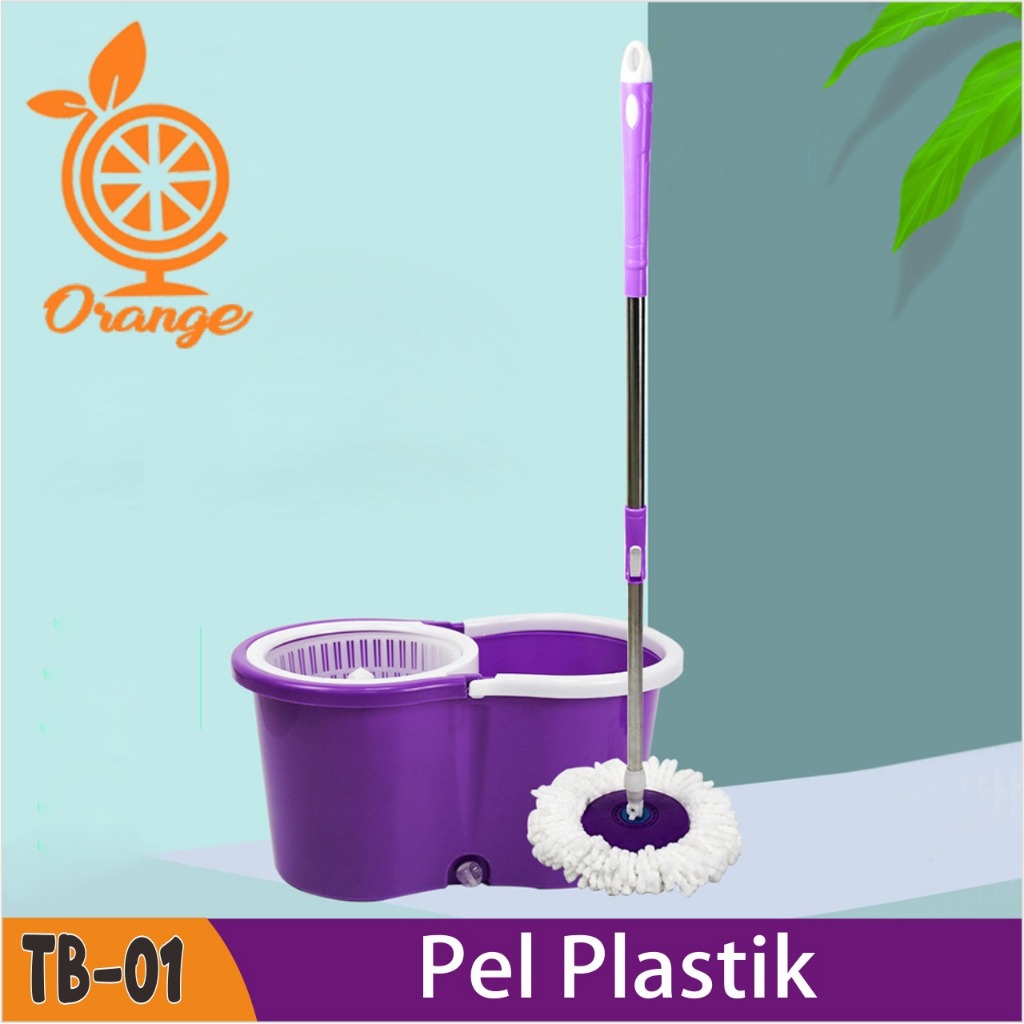 Jual Home Dekorationshop Official Shop Alat Pel Lantai Praktis Spin Mop