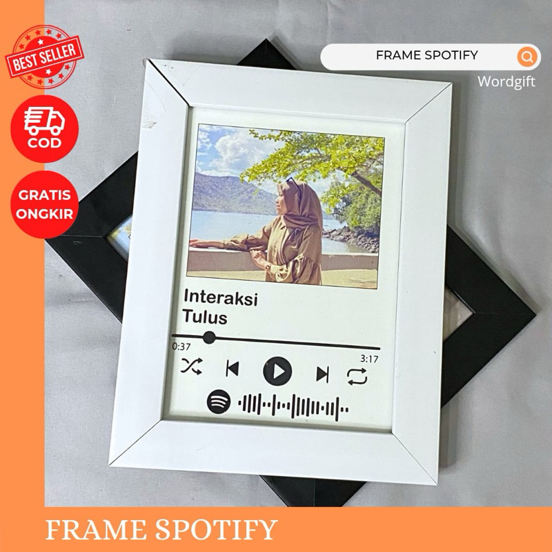 Jual Wordgift Frame Spotify Custom Gift Box Spotify Kado Ulang Tahun