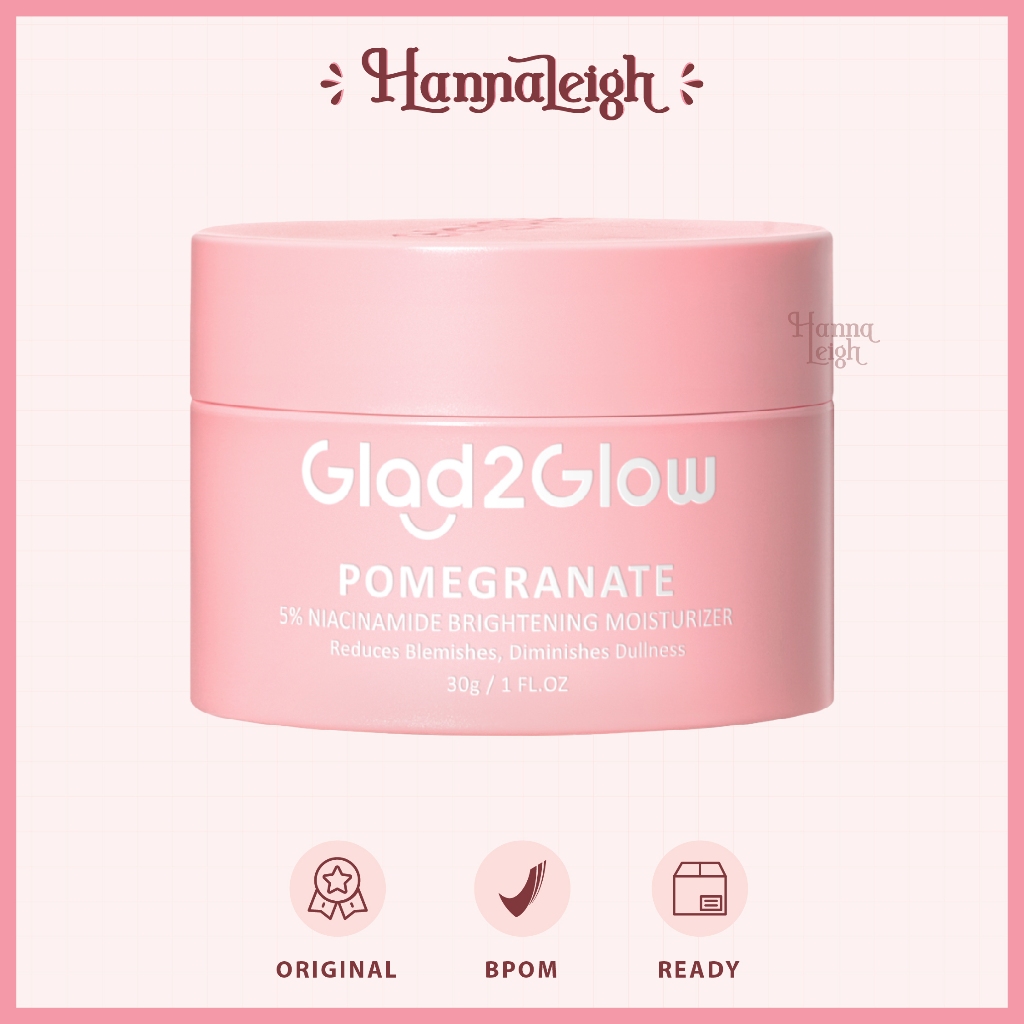 Jual Glad Glow Pomegranate Niacinamide Brightening Moisturizer