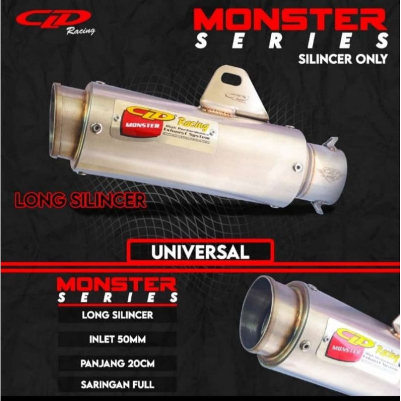 Jual SILENCER CLD RACING ALL SERIES SILENCER ONLY INLET 50MM Shopee