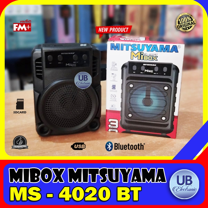 Jual Speaker Minibox Mitsuyama Bluetooth Ms Shopee Indonesia