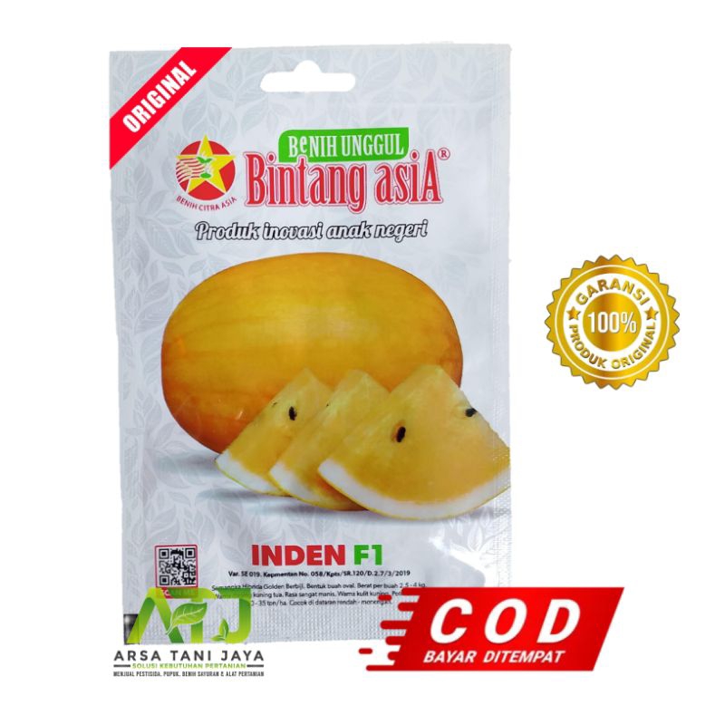 Jual Benih Semangka Kuning Inden F1 2Gram Cap Bintang Asia Shopee