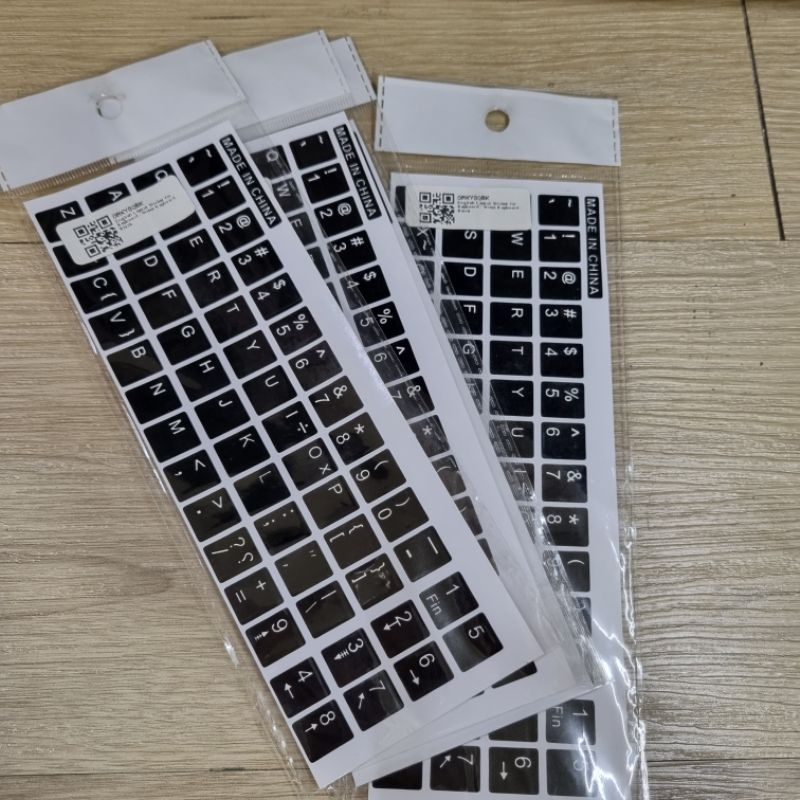 Jual Sticker Keyboard US Per Pc Shopee Indonesia