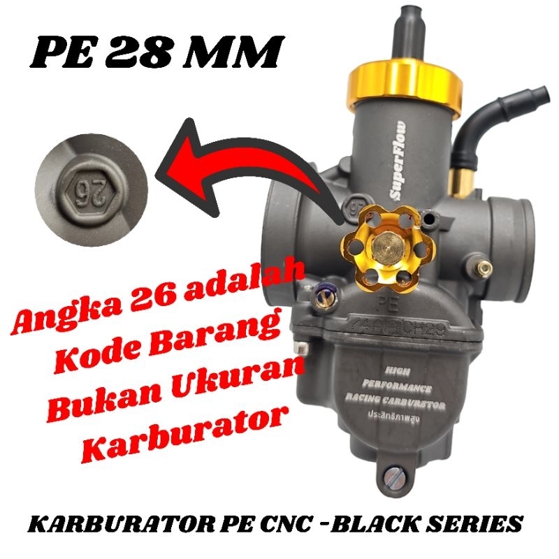 Jual KARBURATOR KARBU PE 24 26 28 30 SUPERFLOW KARBURATOR KARBU PE24