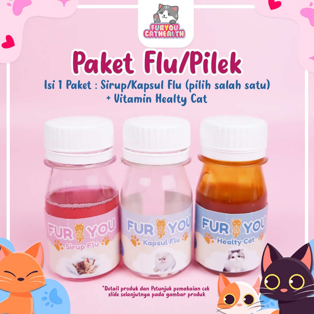 Jual Paket Furyou Flu Kucing Pilek Kucing Pilek Menahun Pilek Ga Sembuh