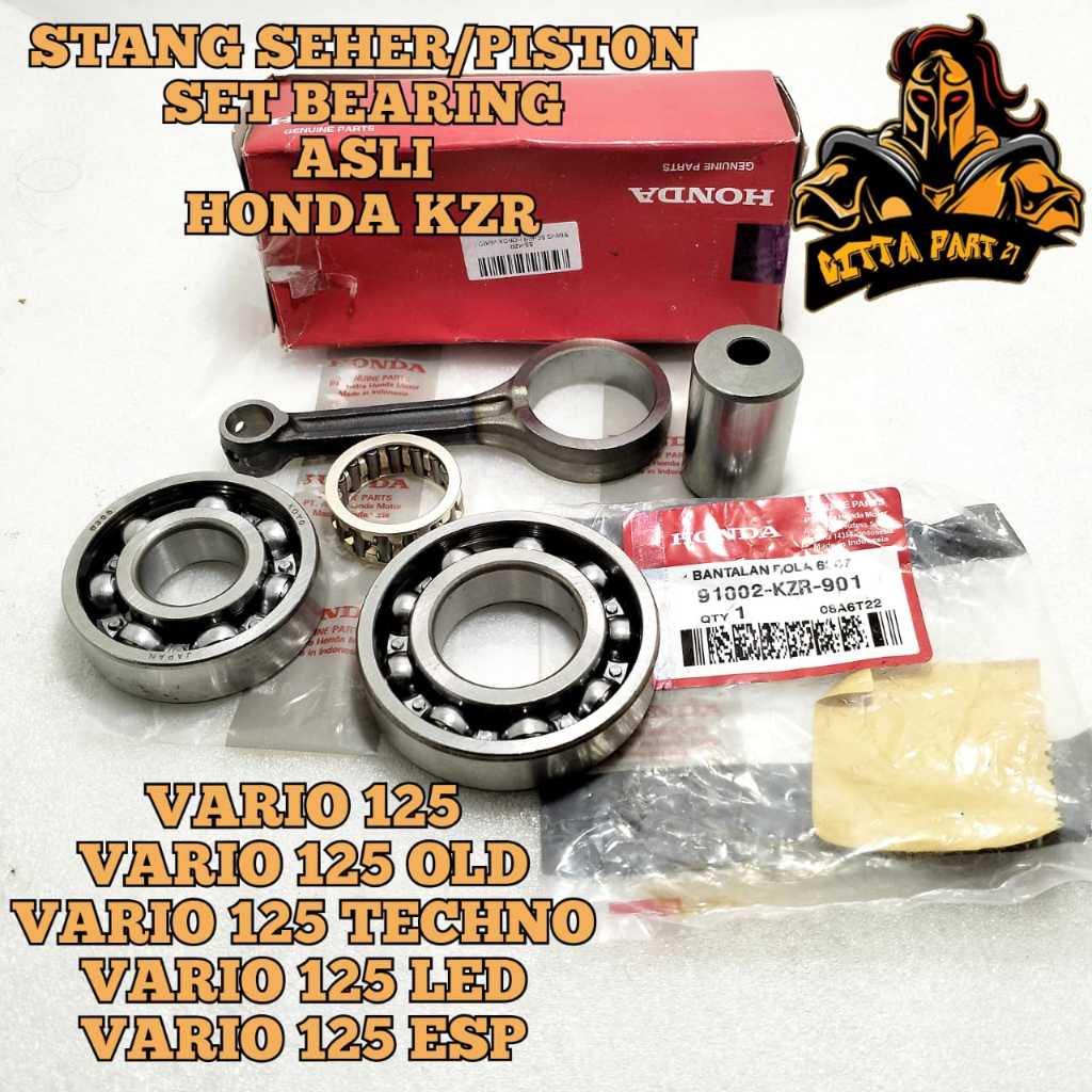 Jual ORIGINAL HONDA STANG SEHER PISTON SET PLUS BEARING 2 BIJI 6305