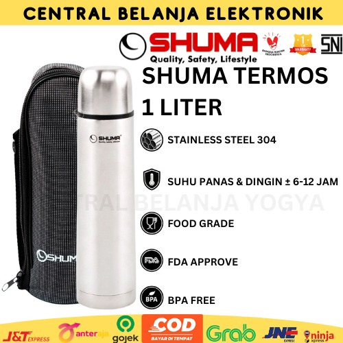 Jual Termos Air Panas Shuma Vacuum Bottle Liter Ts Termos Air