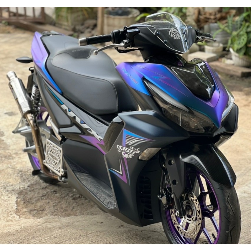 Jual STRIPING COSTUM NVX AEROX ALL NEW CONNECTED 155 BAHAN TRANSPARAN