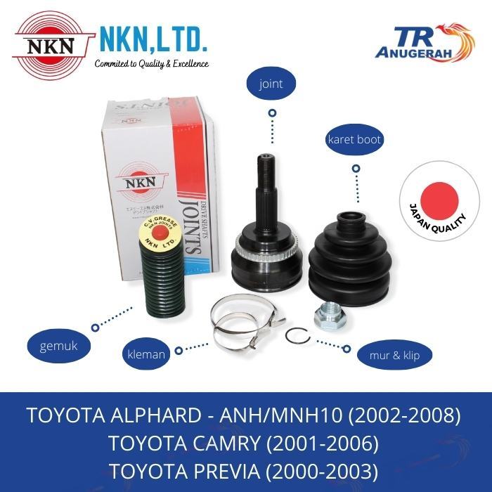 Jual CV Joint AS Roda Luar NKN Toyota Alphard Camry Previa Shopee