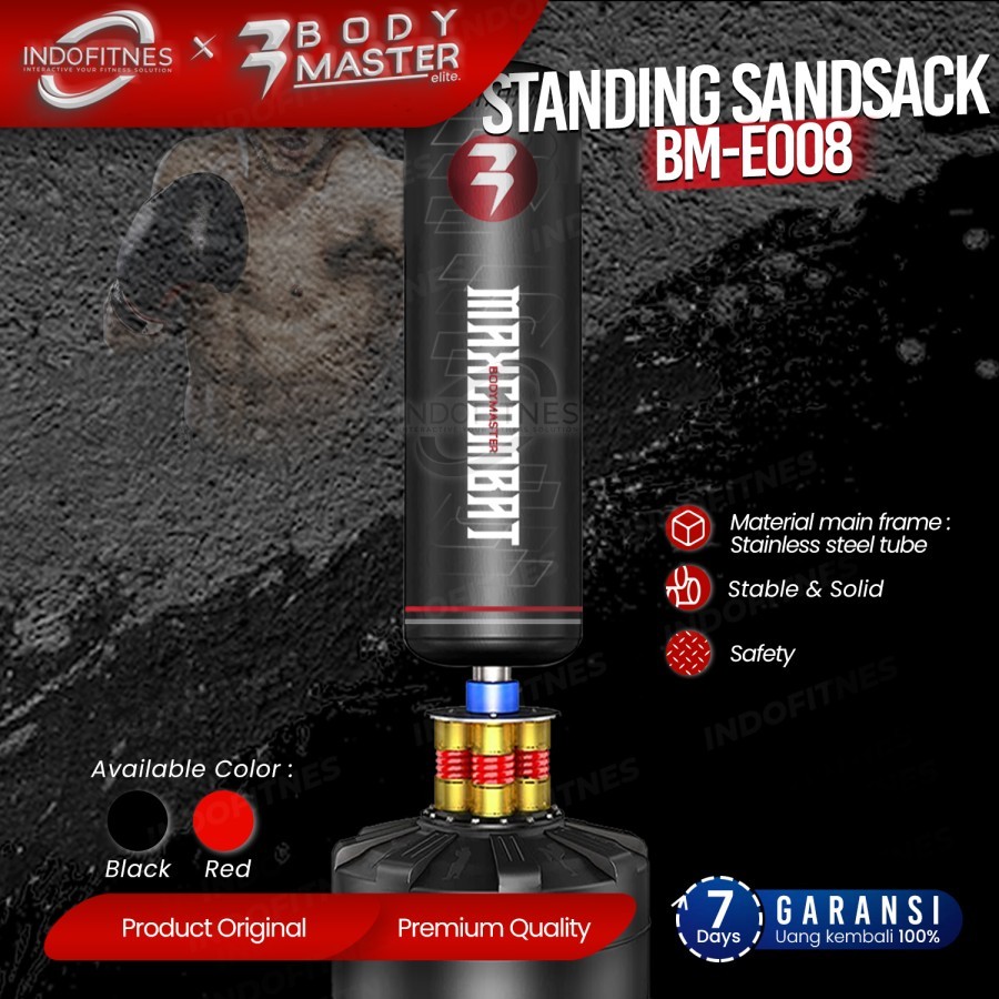 Jual Bodymaster Standing Kick Boxing Bm E Sandsack Vertical Samsak