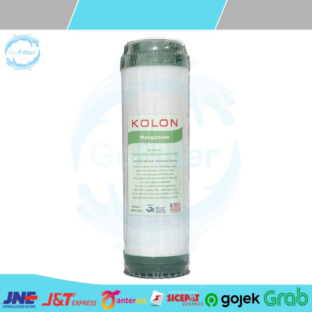 Jual Kolon Manganese Greensand Inch Catridge Filter Air Bau