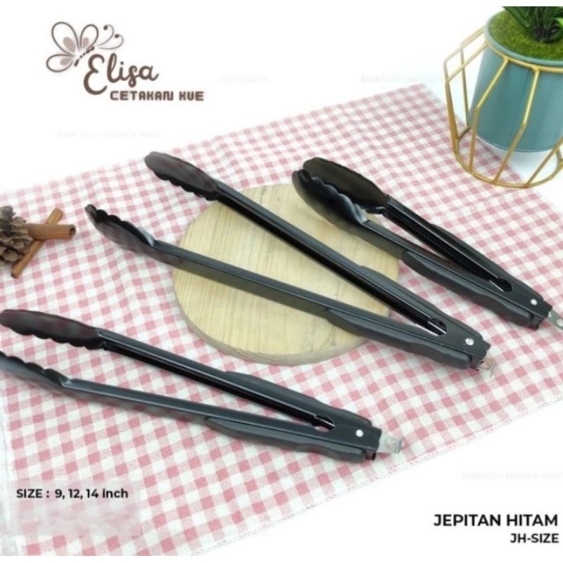 Jual Capitan Makanan Jepitan BBQ Jepitan Gorengan Stainless Tebal