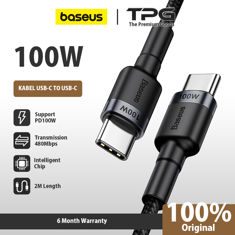 Jual BASEUS KABEL CHARGER CAFULE PD100W POWER DELIVERY TYPE C FAST