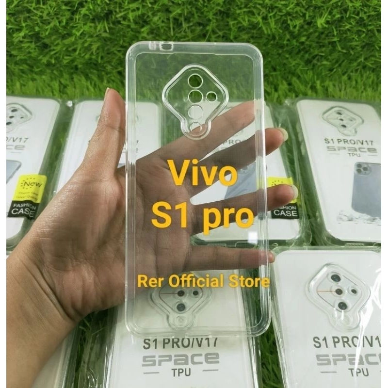 Jual Softcase Slikon Transparan HP Vivo S1 Pro Casing Bening Clear