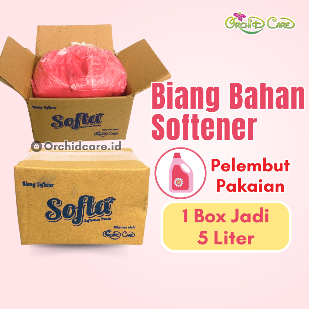 Jual Biang Bahan Softener Pelembut Dan Pewangi Pakaian Laundry Softa