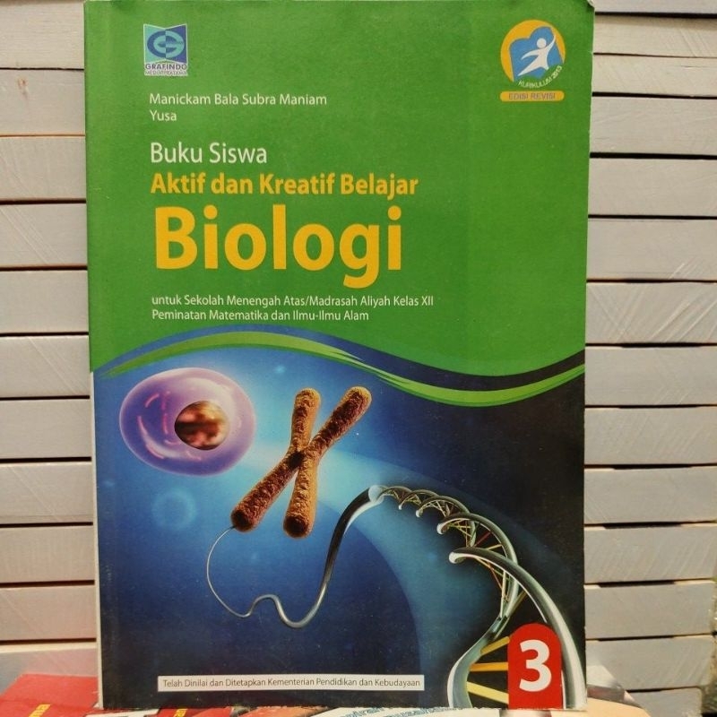 Jual Buku Siswa Aktif Dan Kreatif Biologi Kelas Sma Di Seri Pc