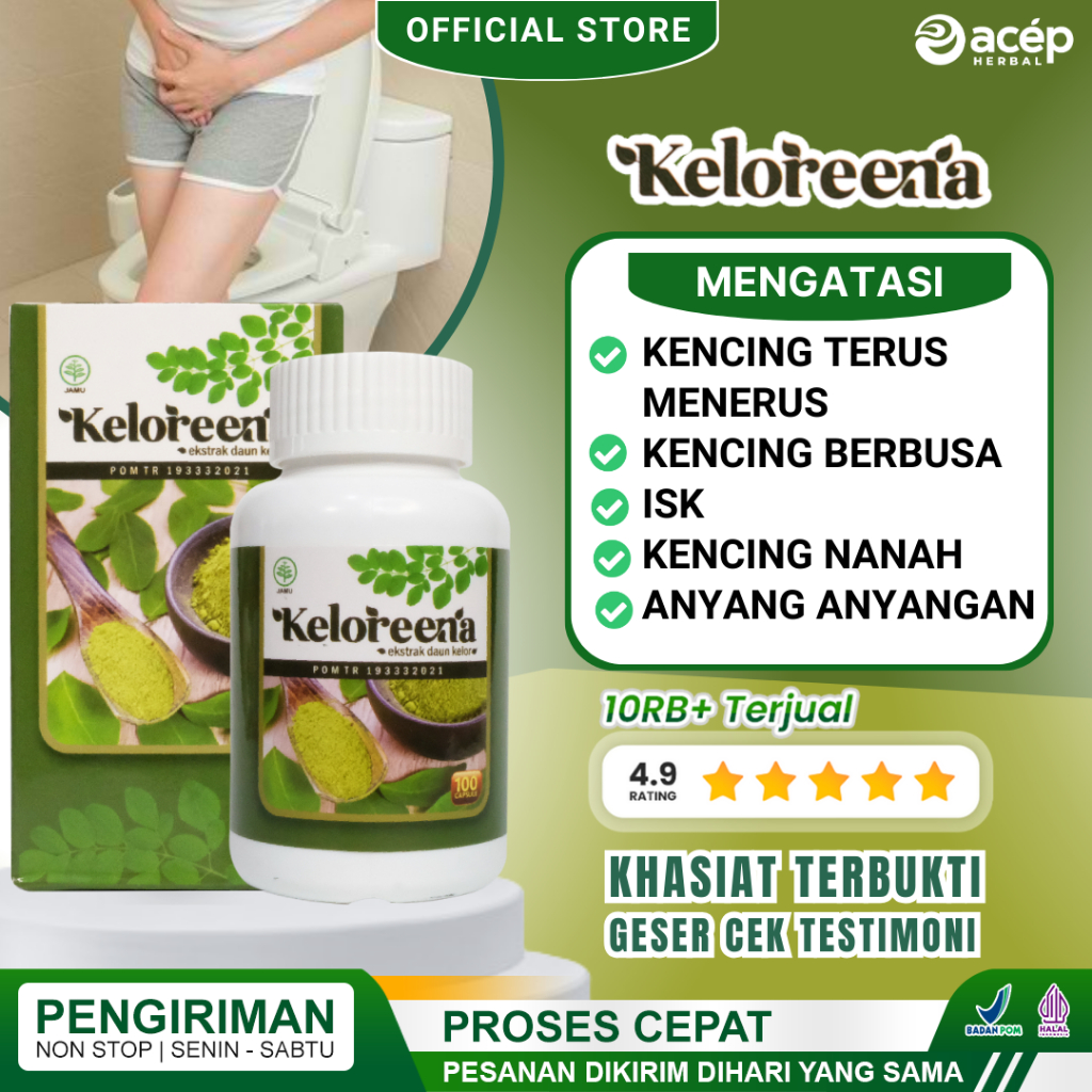 Jual Obat Kencing Terus Menerus Sering Buang Air Kecil Kencing Berbusa