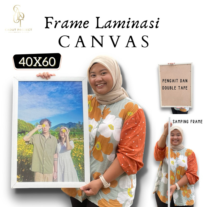 Jual Cetak Foto Frame Laminasi Canvas X R Laminasi Canvas