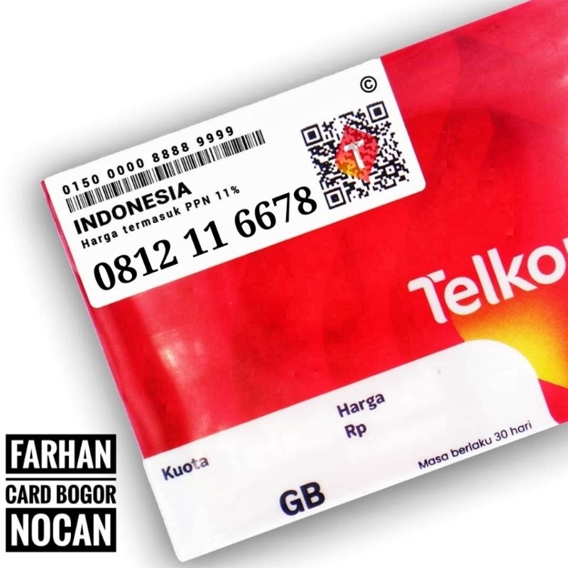 Jual Kartu Perdana Telkomsel Nomor Cantik Simpati 10 Digit 4 Seri Naik