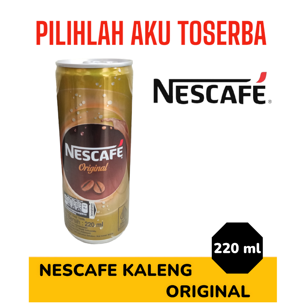 Jual Kopi Nescafe Kaleng Original Nescafe Can 220 Ml Harga