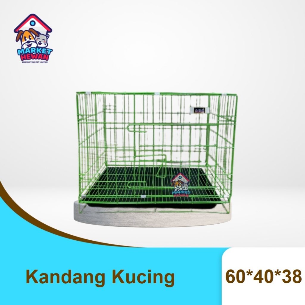 Jual Kandang Besi Lipat 60 Cm Cocok Untuk Anjing Kucing Kelinci Bahan