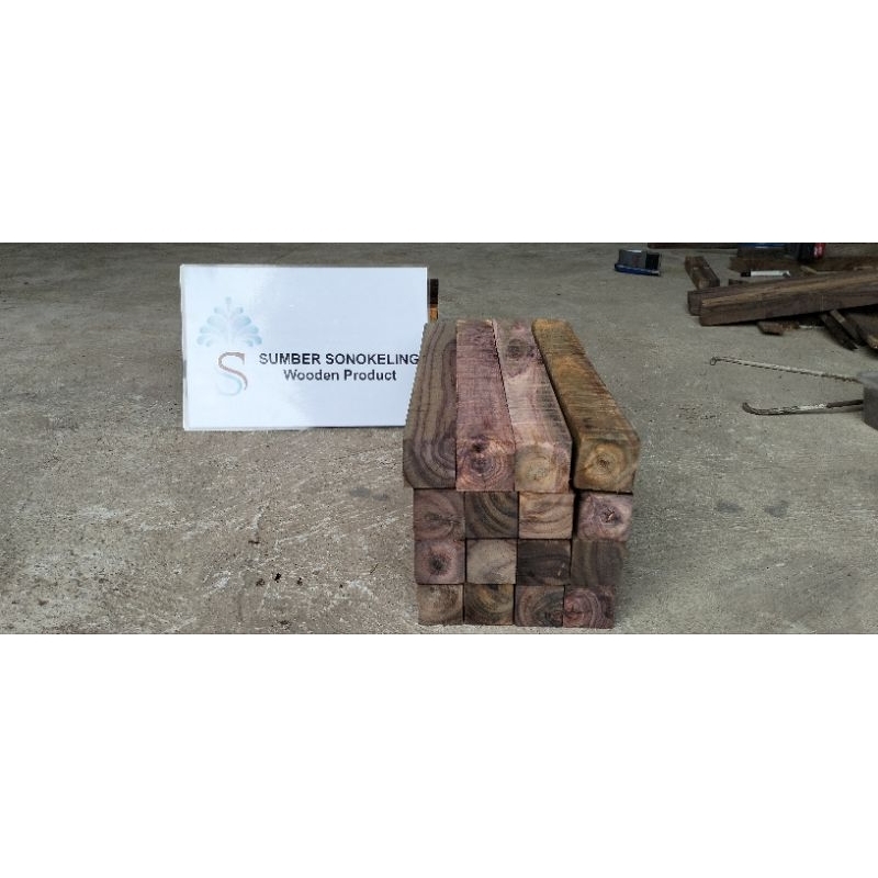 Jual Balok Cm Kayu Sonokeling Full Galih Hi Shopee Indonesia