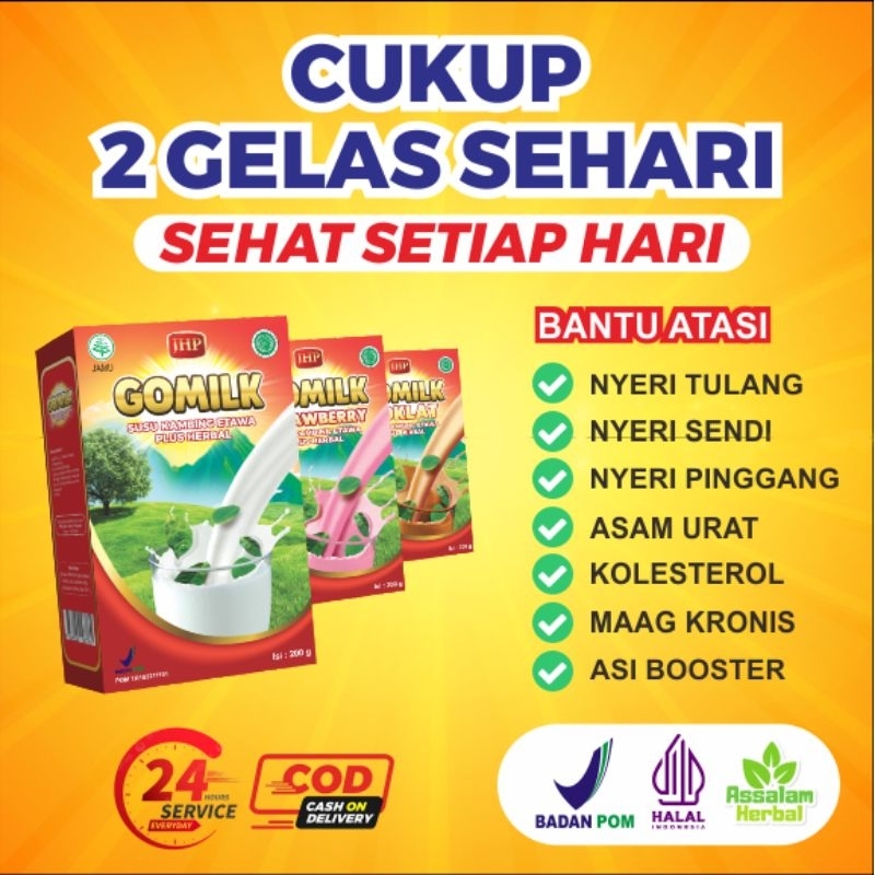 Jual GO MILK GOMILK Susu Kambing Etawa Untuk Mengatasi Dan Mencegah