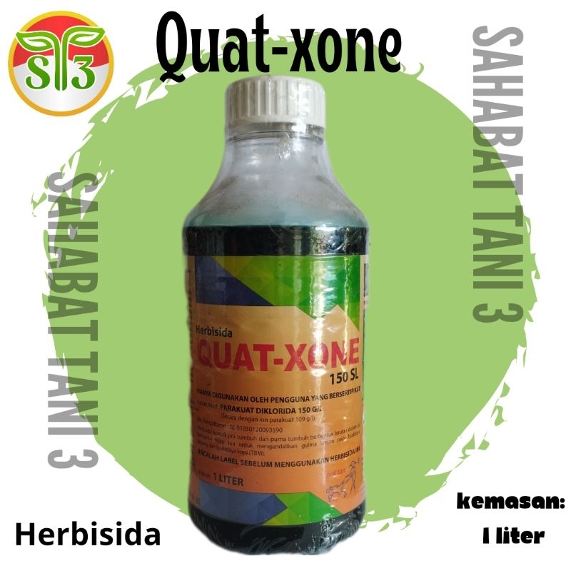 Jual Herbisida Kontak QUATXONE 150SL 1 LITER Toko Obat Pertanian