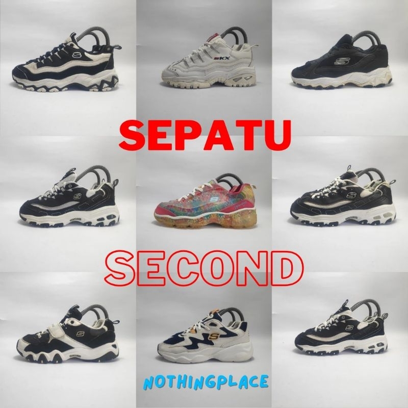 Jual Skechers Dlites Sepatu Second Thrift Shopee Indonesia