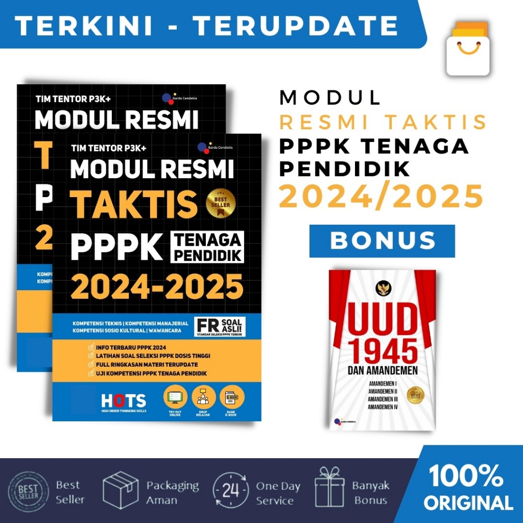 Jual Buku Modul Resmi Taktis Pppk Tenaga Pendidik Garda Cendekia