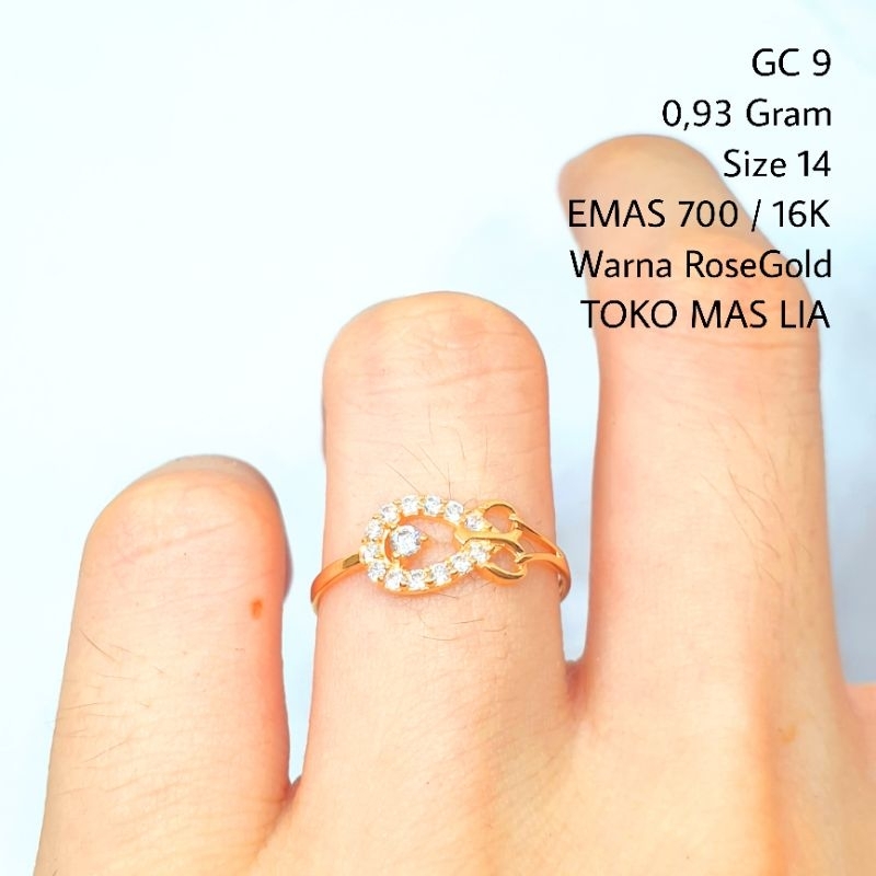 Jual Cincin Emas Asli Kadar K Toko Mas Lia Gold Bekasi