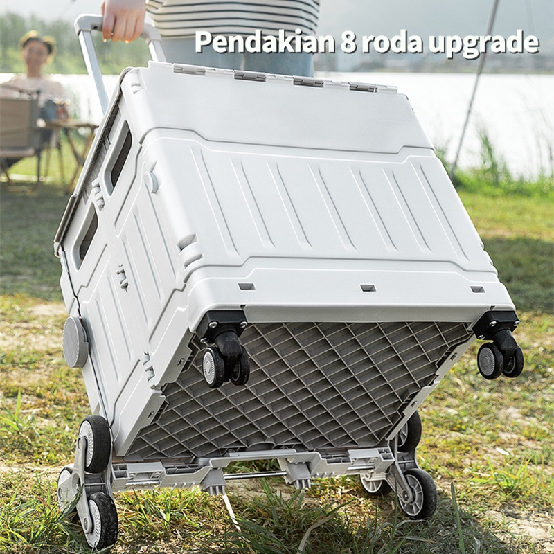 Jual Kereta Belanja Portable Praktis Keranjang Multifungsi Troli