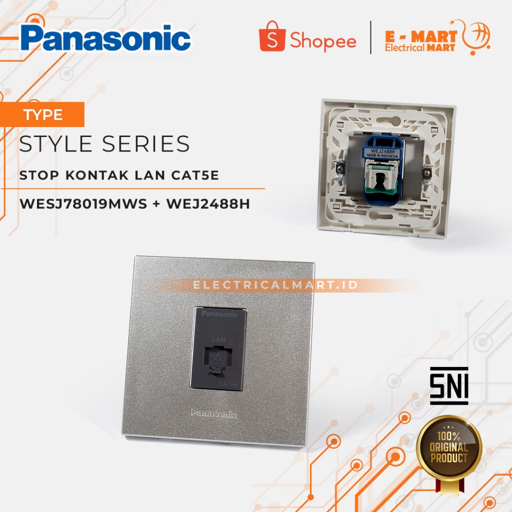 Jual Panasonic Saklar Dan Stop Kontak Dinding Glow In The Dark WEJ