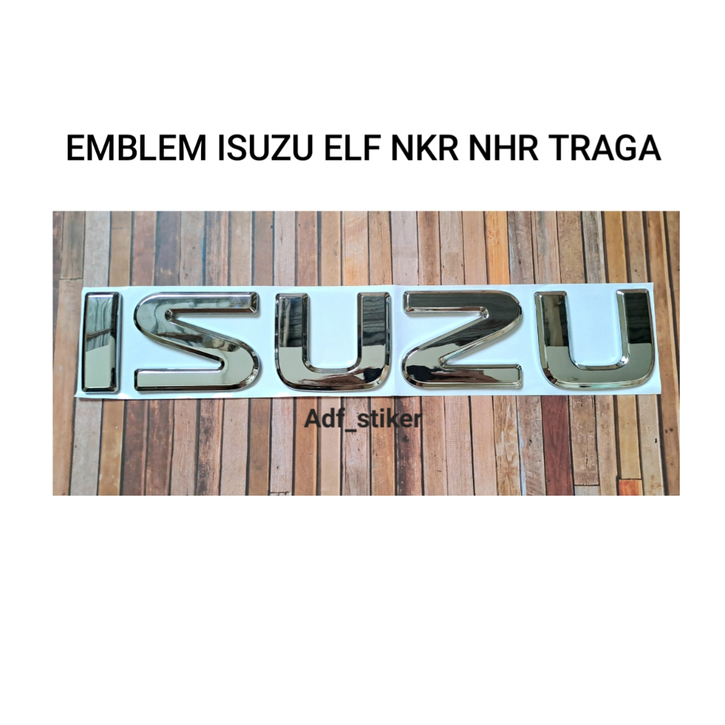 Jual Emblem Logo Isuzu Elf Nhr55 Nkr71 Nmr71 Traga Logo Isuzu Elf