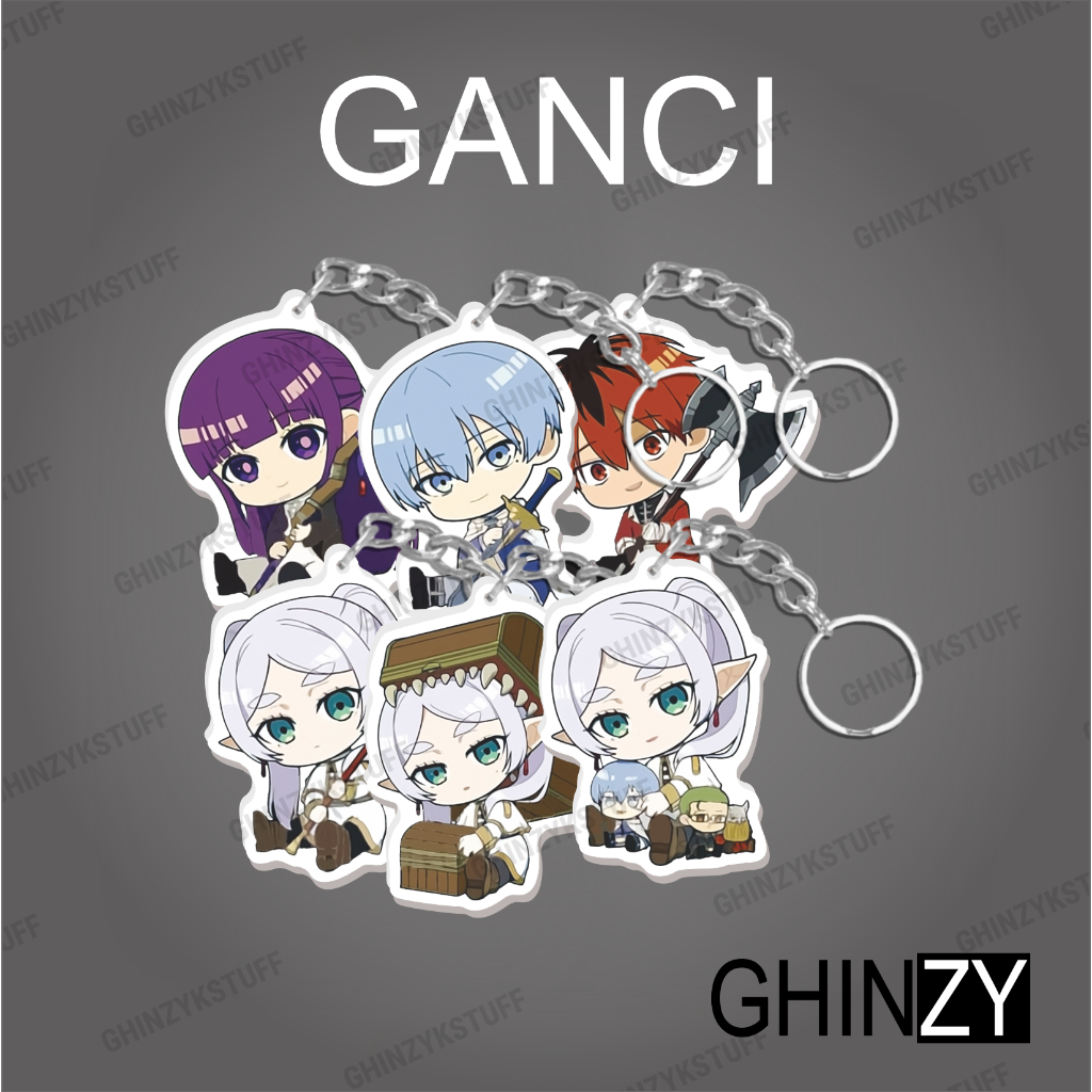 Jual Gantungan Kunci Ganci Anime Akrilik Sousou No Frieren Seri