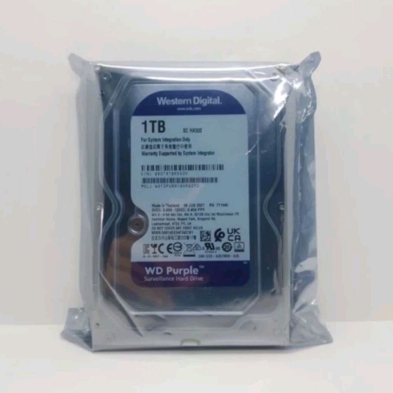 Jual Hardisk Tb Wd Purple Sata Hdd Tb Dvr Cctv Baru Days