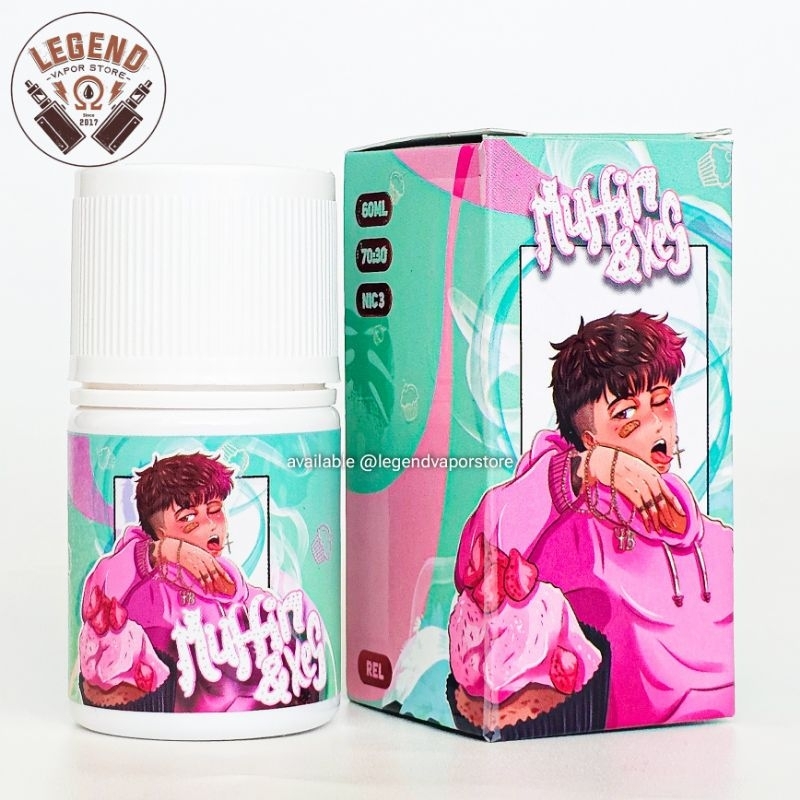 Jual FREEBASE LIQUID MUFFIN XES V1 Strawberry Muffin Cream Cake