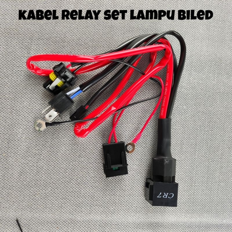 Jual Kabel Relay Set Lampu Projie Biled Projector Hid Premium Tipe