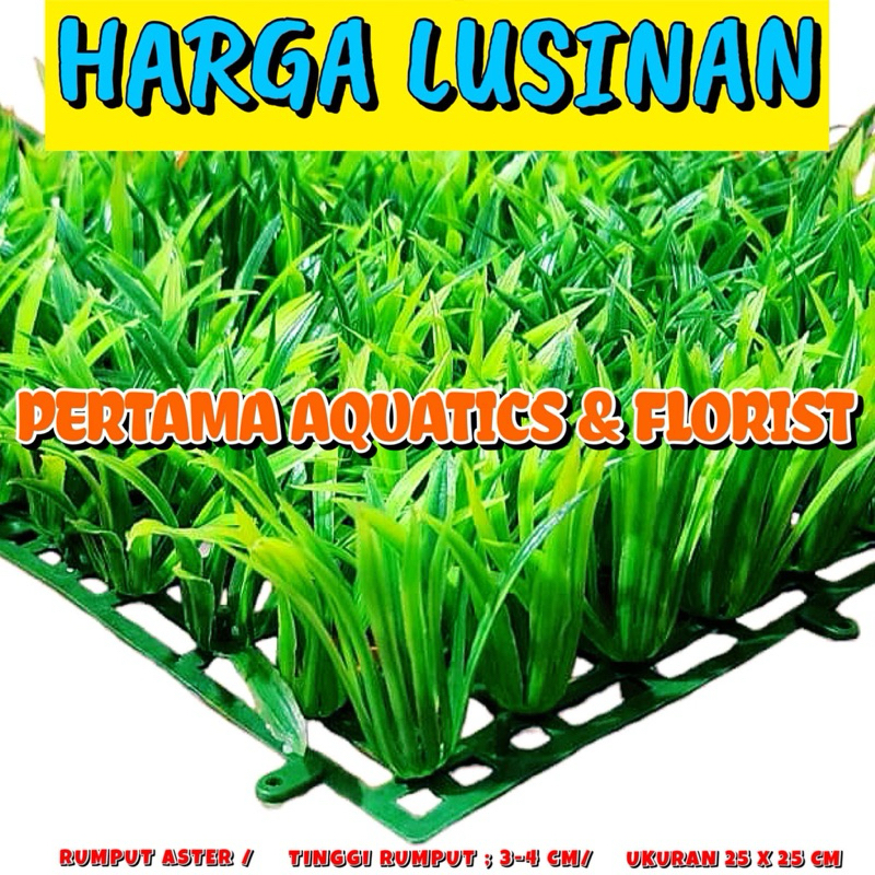 Jual Harga Lusinan Isi Pcs Rumput Hijau Full X Cm Rumput