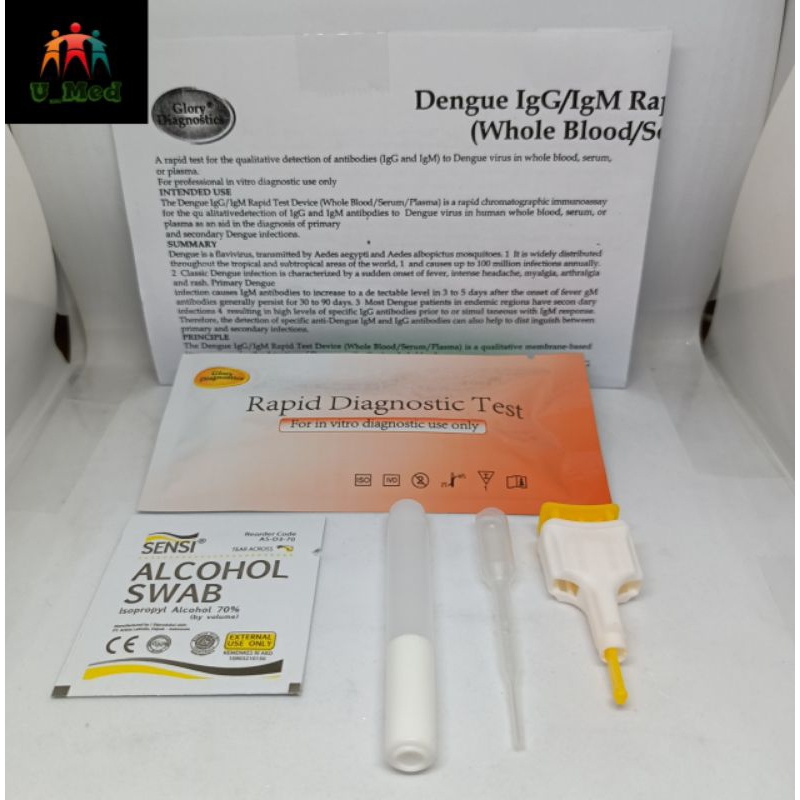 Jual Tes Demam Berdarah Dengue Igg Igm Mandiri Per Set Shopee Indonesia