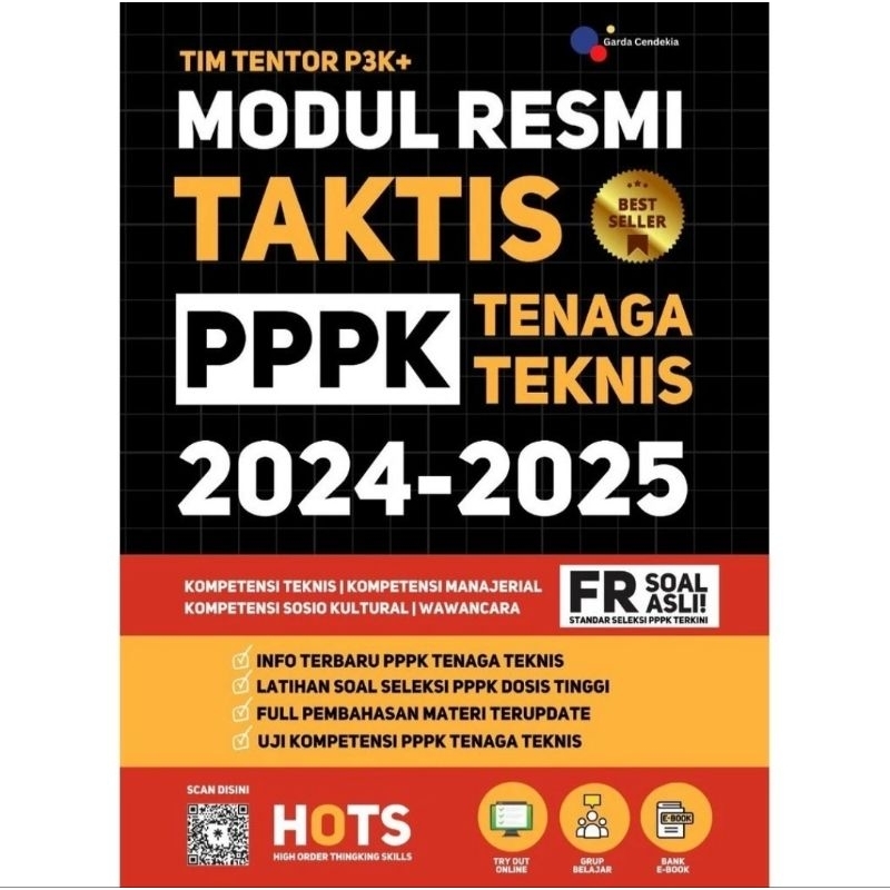 Jual Buku Modul Resmi Taktis Pppk Tenaga Teknis Tim Tentor