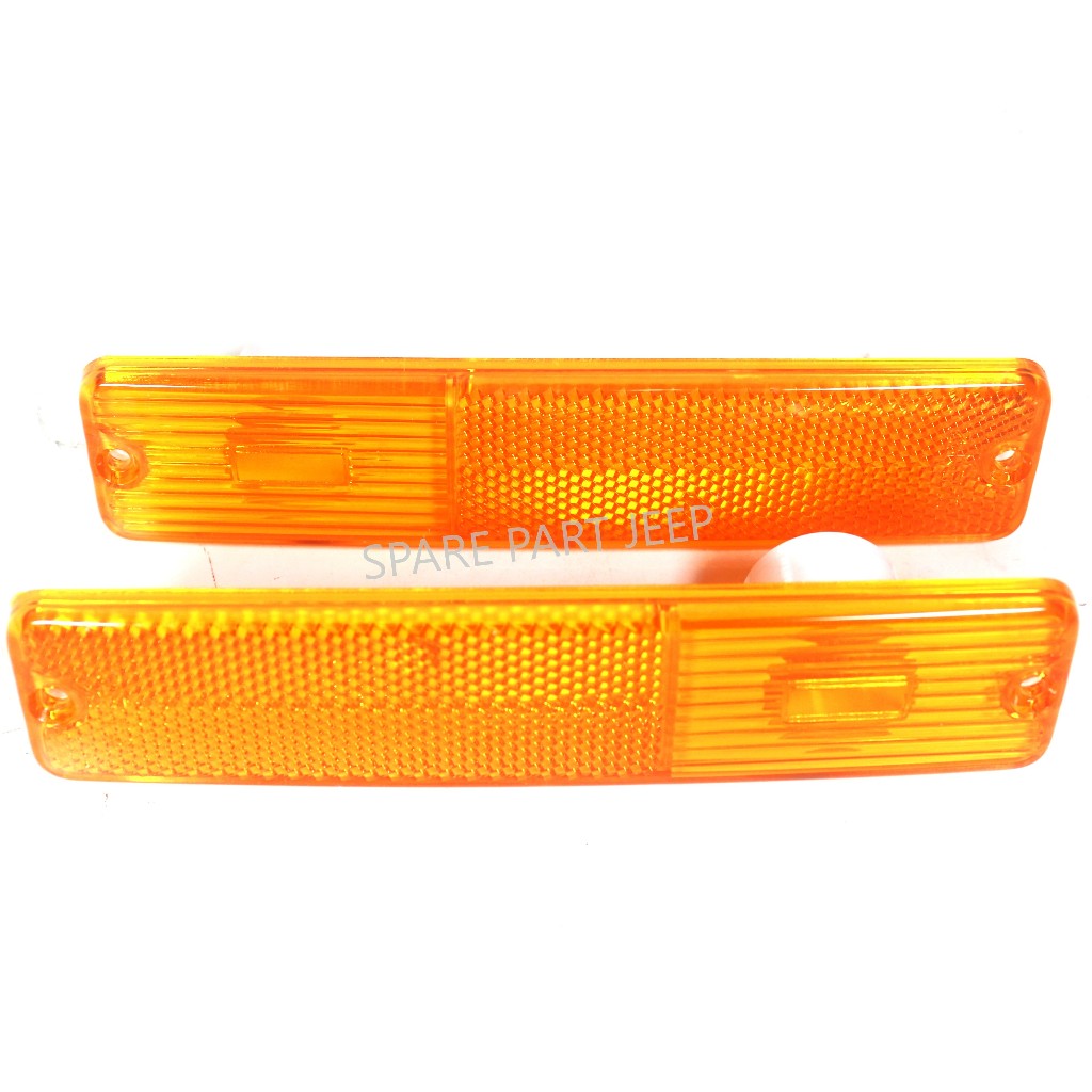 Jual Mika Lampu Sen Sein Samping Jeep Cj Kuning Crown Shopee Indonesia